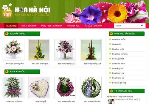 Những yêu cầu để có một website bán hoa tươi thu hút
