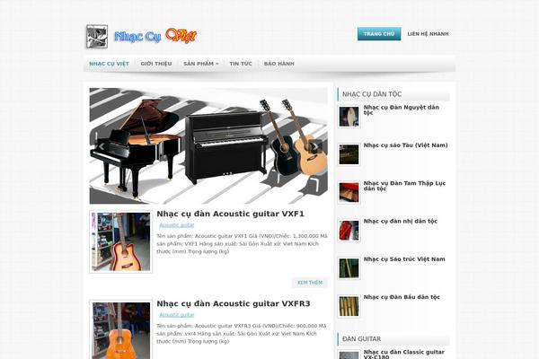 Thu hút thêm khách hàng nhờ thiết kế website nhạc cụ chuyên nghiệp