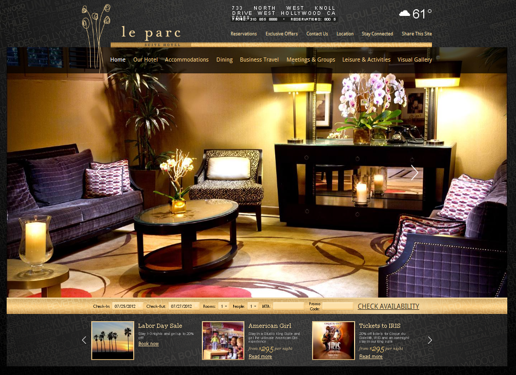 Thiết kế website khách sạn hút khách hàng