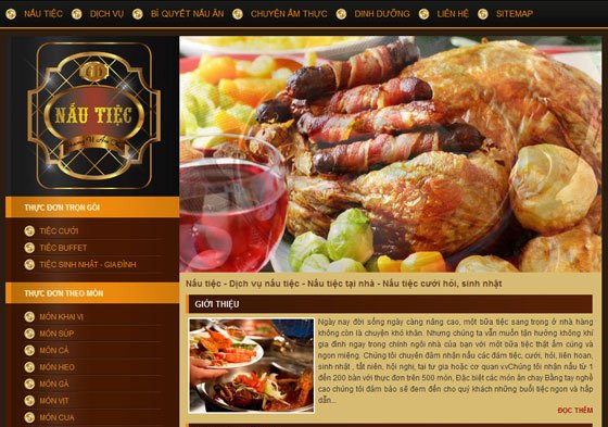 3 điều không thể bỏ qua khi thiết kế website nấu ăn